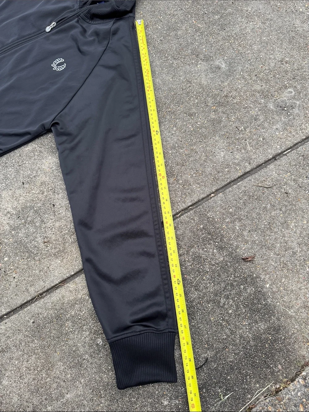 Fred Perry Black Track Jacket - Picture 6 of 8